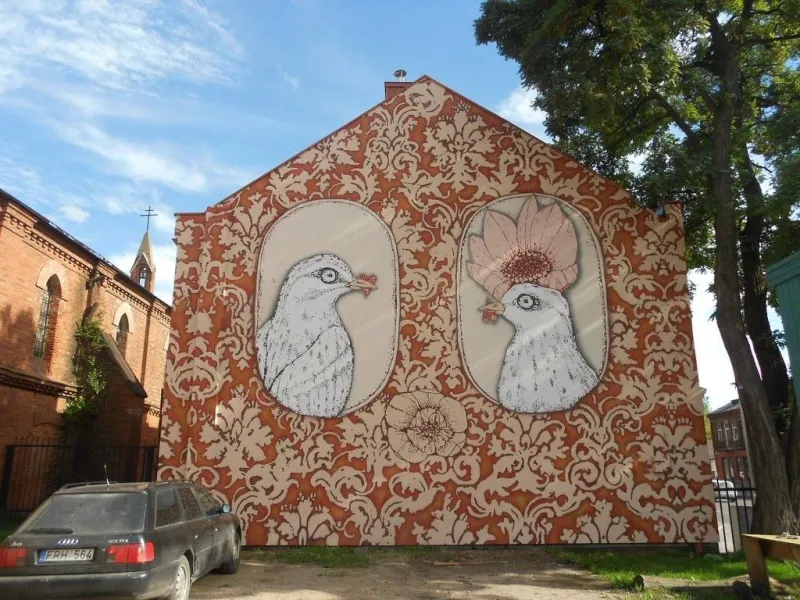 „Jis ir ji“, Gražvyda Andrijauskaitė. Festivalis "Nykoka". Dažyta VIVACOLOR HANSA SOKKEL